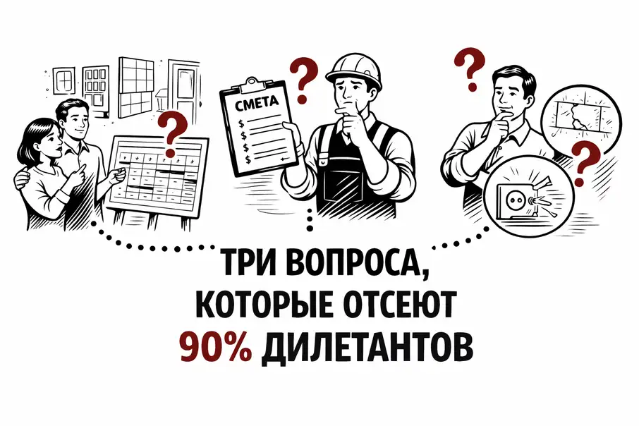 Вопросы подрядчику